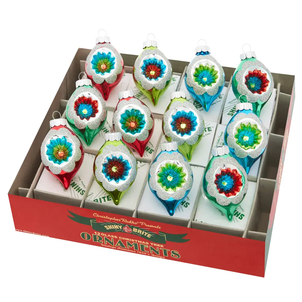 Holiday Splendor 12 Count 1.75" Decorated Reflector Tulips