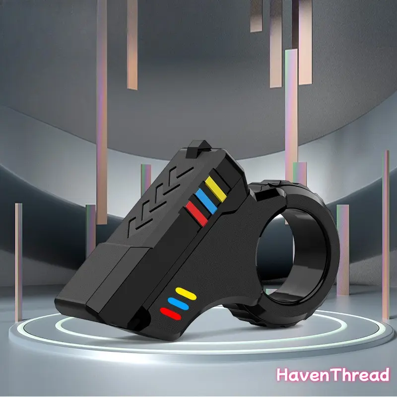 Fidget Toy Gadget Novelty Toy Stress Relief Relax EDC Gyro Finger Toy Ring Fingertip ASMR ADHD Decompression Squeeze Portable