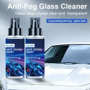 2 Pack Windshield Cleaner Anti-Fog Spray, 240ml Clear Vision for Car Windows, Helmets & Goggles. Streak-Free & Odorless Formula for Home & Auto, Essential Car Spray for Drivers & Families