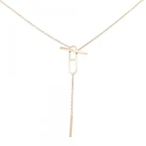 Hermes 750 Pink Gold Necklace