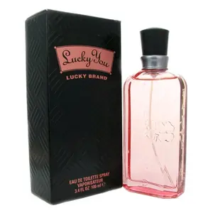 Lucky Brand Lucky You Women's Eau De Parfum Spray (3.4 fl oz) - Daily Wear Fragrance EDP Sprays with Fruit Floral Scent and Grapefruit Base