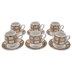 Designer 8 Turkish coffee set 6 pc (T2)