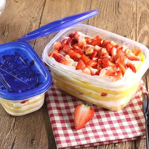10-Piece Plastic Food Storage Container Set with Leak-Proof Lids, Leakproof Container, Meal Prep Containers, Ideal for Meal Prep and Lunch, Dishwasher and Microwave Safe, Perfect for Office, School, and Picnics