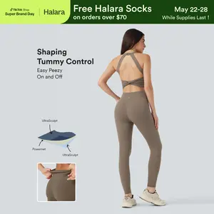 【Creator‘s Pick】Halara UltraSculpt Tummy Control Training Jumpsuit with Pockets-Easy Peezy Edition #SwimWeek
