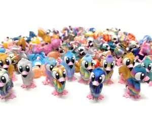 Gocutouts Baby Flamingos Figures - Bulk Packs 3d Printed in Assorted Colors