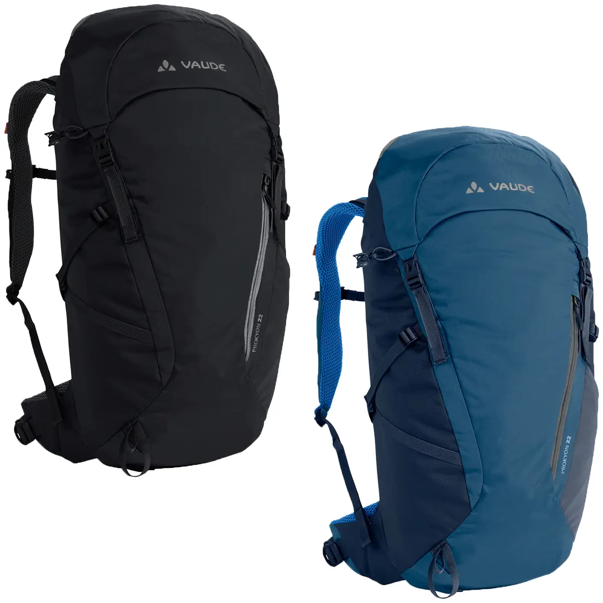 Vaude Prokyon 22L Unisex Durable Outdoor Hiking Backpack - Multi-Compartment, Water-Resistant, Eco-Friendly, Load-Stabilizer, Compact-Fit Sports Cycling Gear