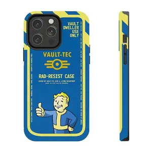 Fallout Vault-Tec Vault Boy Slim iPhone Case - Fallout Phone Case, Vault Tec, Suitable for iPhone 17/16/15/14/13/12/11 Pro Max/Plus