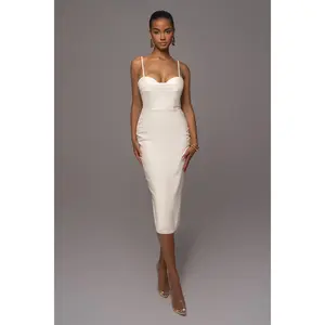 Ivory Private Retreat Linen Dress