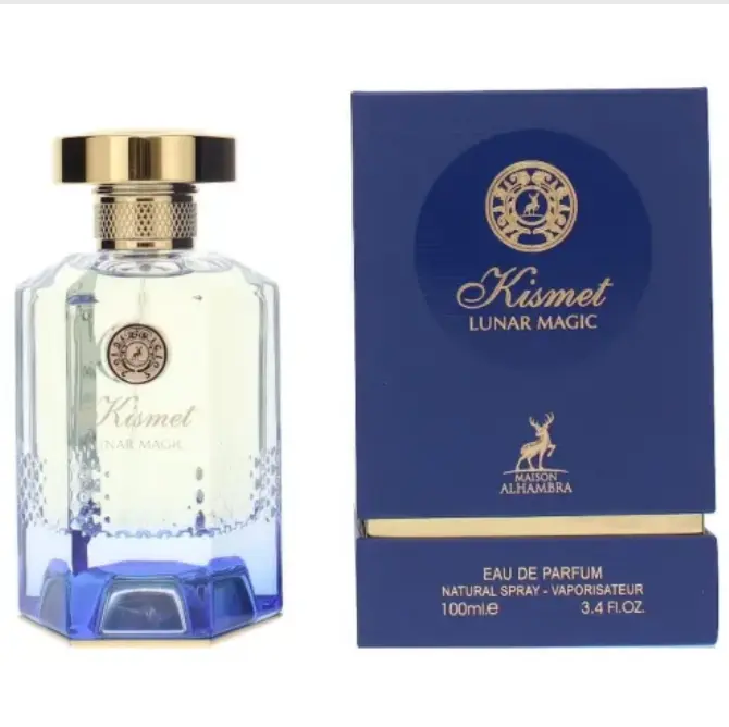 MAISON ALHAMBRA Kismet Lunar Magic EDP Perfume Spray, 3.4oz(100ml) Unisex Fragrance, Long Lasting Soft Floral-Woody Fragrance with Jasmine, Berry Citrus Notes, Romantic Scent, Long Lasting Fragrance, Soft Floral Fragrance