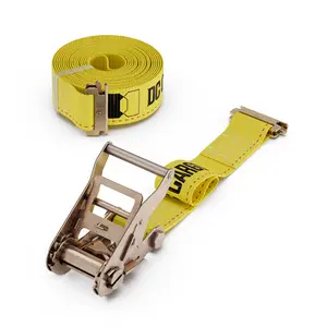 2 inch Ratchet Strap with E-Track Fittings, 2 fixed end