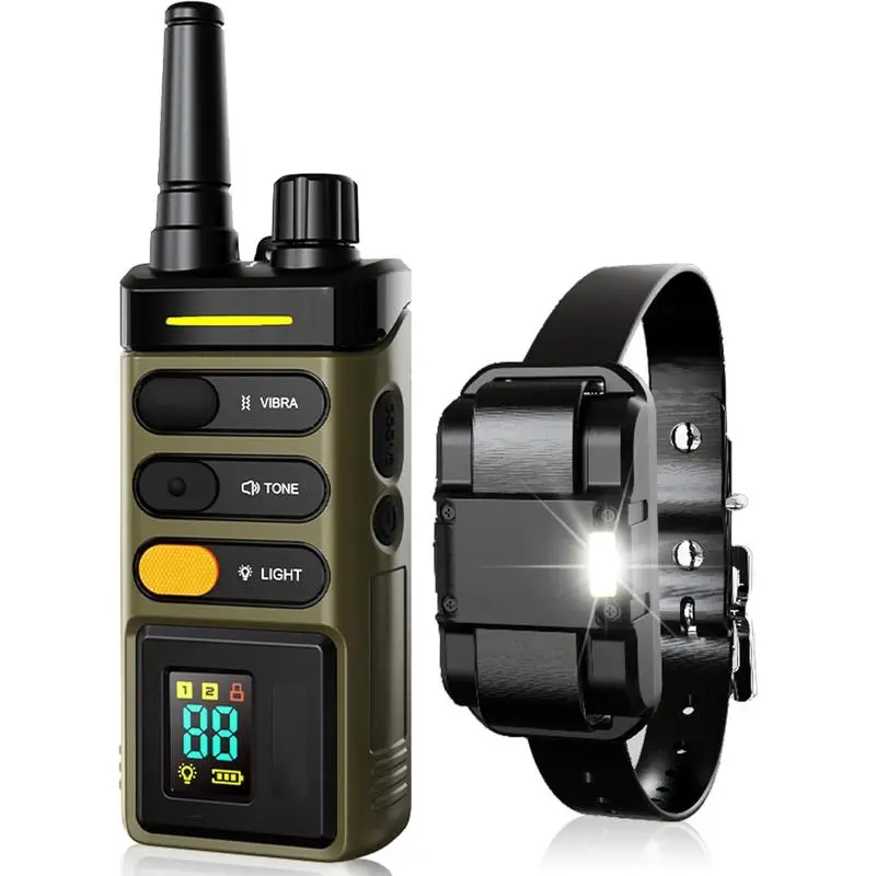 Dog Training Collar, 5300ft Range Remote Control, Ipx7 Waterproof, Rechargeable, Shock & Vibration Modes, Fits Dogs 8-120lbs
