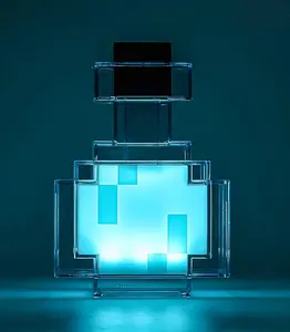 DIYCOM 8-Color Changing Potion Bottle , Halloween Decorative Mood Light for Bedroom Desk Living Room, Gamer Room Ornament Gift