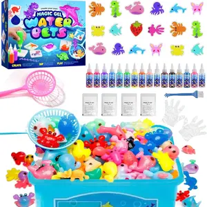 Magic Water Elf Toy Kit with Magic Gels and Molds,Imaginative Play,Birthday Gifts,Party Favors and Family-Friendly DIY STEM Projects