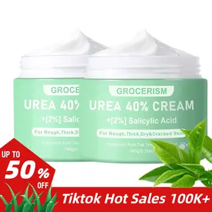 Urea Cream 40 Percent For Feet Plus 2% Salicylic Acid Foot Cream and Hand Cream, With Aloe Vera and Tea Tree For Deep Moisturizes,Callus Remover, Hydrating, Body Cream, springtok