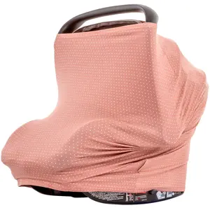 WeeSprout Car Seat Covers for Babies - Carseat Canopy Easily Slips On & Off, Fits All Baby Car Seats, Easy to View Baby, 9-in-1 Additional Uses