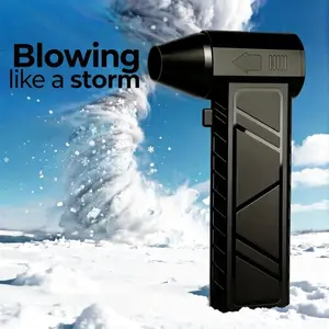 13000000RHP Super Violent Turbo Fan, 4-Speed Adjustable Brushless Motor, Cordless 2-in-1 Blower & Vacuum, Portable Rechargeable High Velocity Air Blower for Car Home Office Outdoor Camping Snow Removal Dust Cleaning