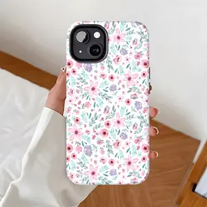 Compact and stylish double-layer protective case for spring, this durable 2-in-1 case is compatible with iPhone 17/16/15/14/13/12/11 Pro Max/Plus/Pro, and Galaxy S25/S24/S23 Ultra series. Ideal for couples or as a stylish phone case.