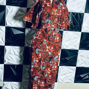 Ankara Dress - Women's Traditional African Print Casual Wear for Daily Outings