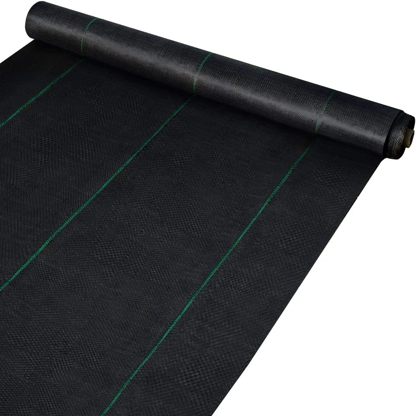 【Summerfinds】VEVOR 6.5FTx300FT Premium Weed Barrier Fabric Heavy Duty 3.2OZ, Woven Weed Control Fabric, High Permeability Good for Flower Bed, Geotextile Fabric for Underlayment, Polyethylene