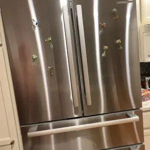 Mini Hydroponic Vase Fridge Magnets Set - Clear Glass Propagation Station for Real Flowers - Cute Kitchen & Locker Decor.