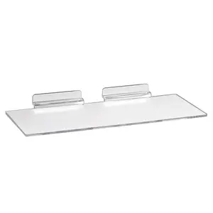212 MAIN Injection Molded Styrene Shoe Rack - Clear Transparent Organizer, Space-Saving Commercial/Office Furniture for Shoes and Books
