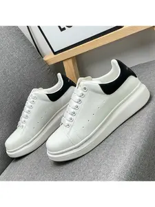 Thick Sole Trendy Casual Shoes Sneaker With Classic Personalized Style, Trendy Silhouette For Daily Street Outings, Suitable For All Kinds Of Outfits As Fashion Footwear