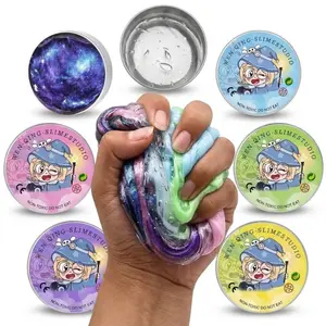 Transparent Putty Slime Squishies - Non-Sticky Stress Squishy Fidget Sensory Therapy Toys for Kids, Stress Relief DIY Specialty Supplies, Fidgets for School