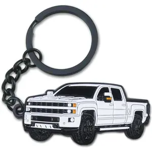 For Chevy Silverado Keychain，For Chevy Silverado Accessories 2015-2022 Toy Truck，metal Keychain