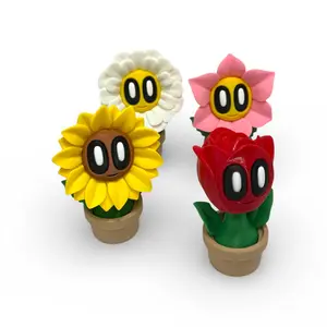 Blob Flowers 3D Printed Home Decor Sunflower Lily Tulip Daisy Flower Perfect Gift