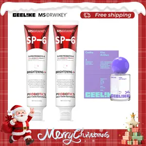 CEELIKE｜MSDRWIKEY Gift Oral Care Set: 2 SP-6 Probiotic Toothpastes + 1 Probiotic Oral Spray | Complete Oral Health and Long-Lasting Fresh Breath