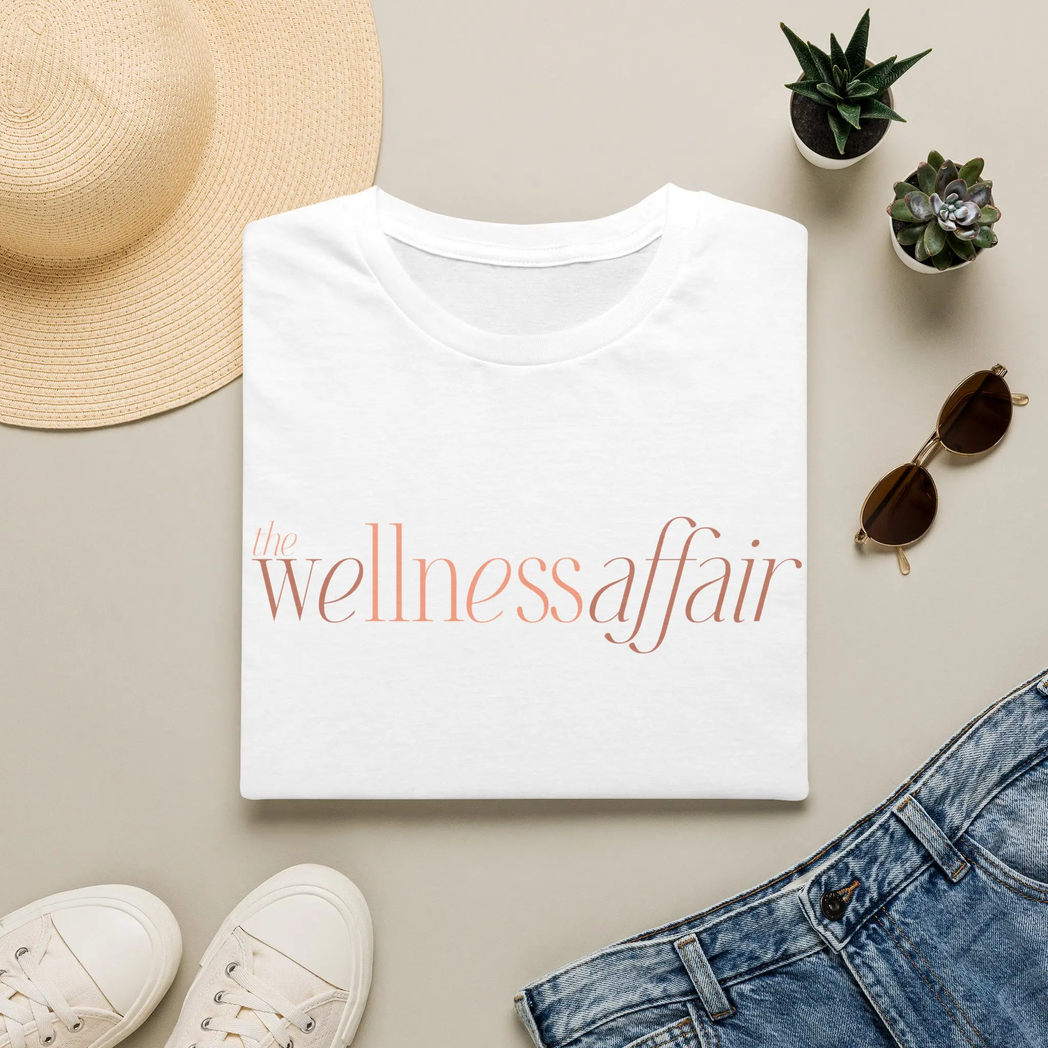 the wellness affair T-Shirt | script logo health & self-care