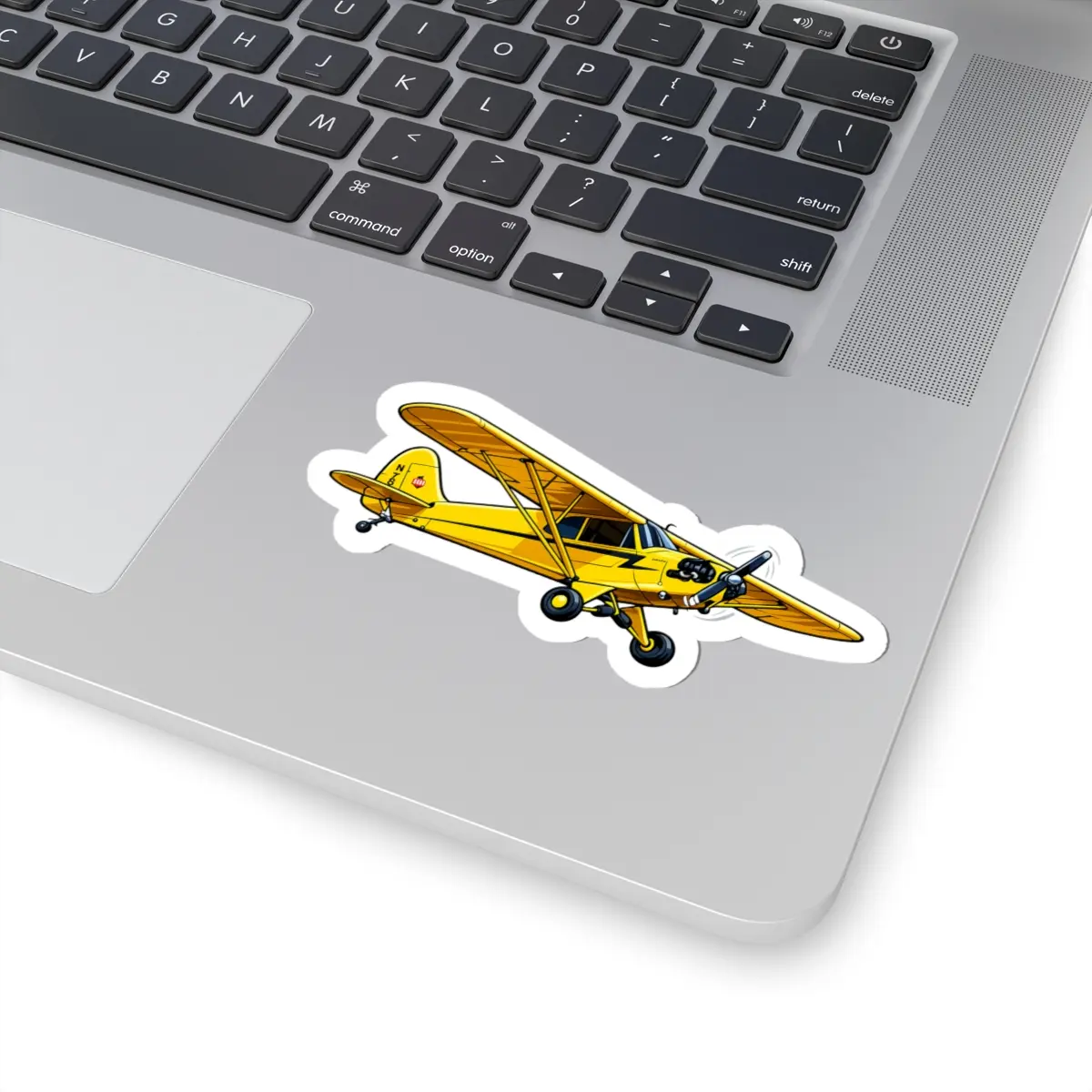 Piper Cub Airplane Sticker | Aviation Gift