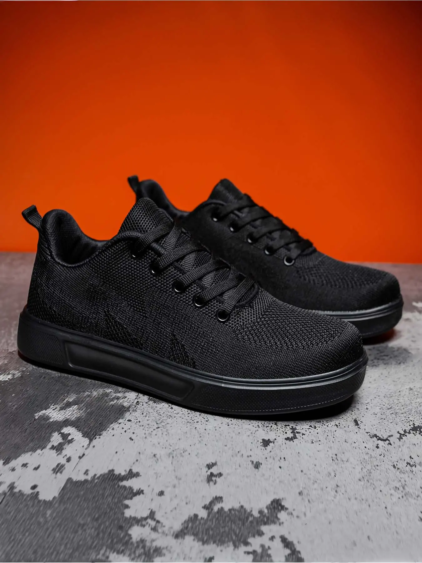 Women's Lightweight Breathable Knit Casual Lace up sneakers, Trendy Walking Sneaker | Soft and comfortable, versatile for all seasons, essential for daily commuting, a thoughtful choice for Christmas gifts.