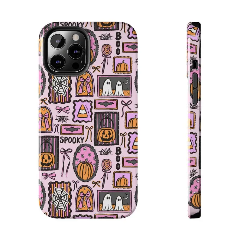 Cute Halloween Premium Film 2-in-1 Protective Cellphone Case - Durable, Shock-Absorbing, Stylish Local Casing Cover for Handheld iPhone Devices (17,16,15,14,13,12,11,Plus,Pro,Pro Max) - Personalized Birthday Gift for Friends