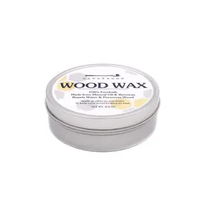 Earlywood Wood Wax and Wood Oil Set - Food-Safe Mineral Oil and Beeswax Blend - Protects Wooden Utensils, Bowls, and Cutting Boards - 8 oz. Gift Hand