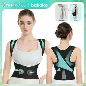 BABAKA Posture Corrector for Women – Shapewear Compression Vest, Reinforced Lumbar Back Belt with Adjustable Straps, Thick Padding for Hunchback & Scoliosis, Invisible Lightweight Under Clothes for Workout, GiftedInLove