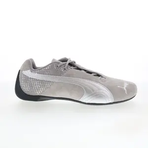 Puma Future Cat Emboss 40528302 Mens Gray Suede Lifestyle Sneakers Shoes