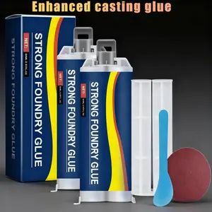 Strong Foundry Glue, High Temperature Resistant Casting Repair, Metal Repair Glue, Premium Liquid Welding Filler for Metal Defects and Repairs