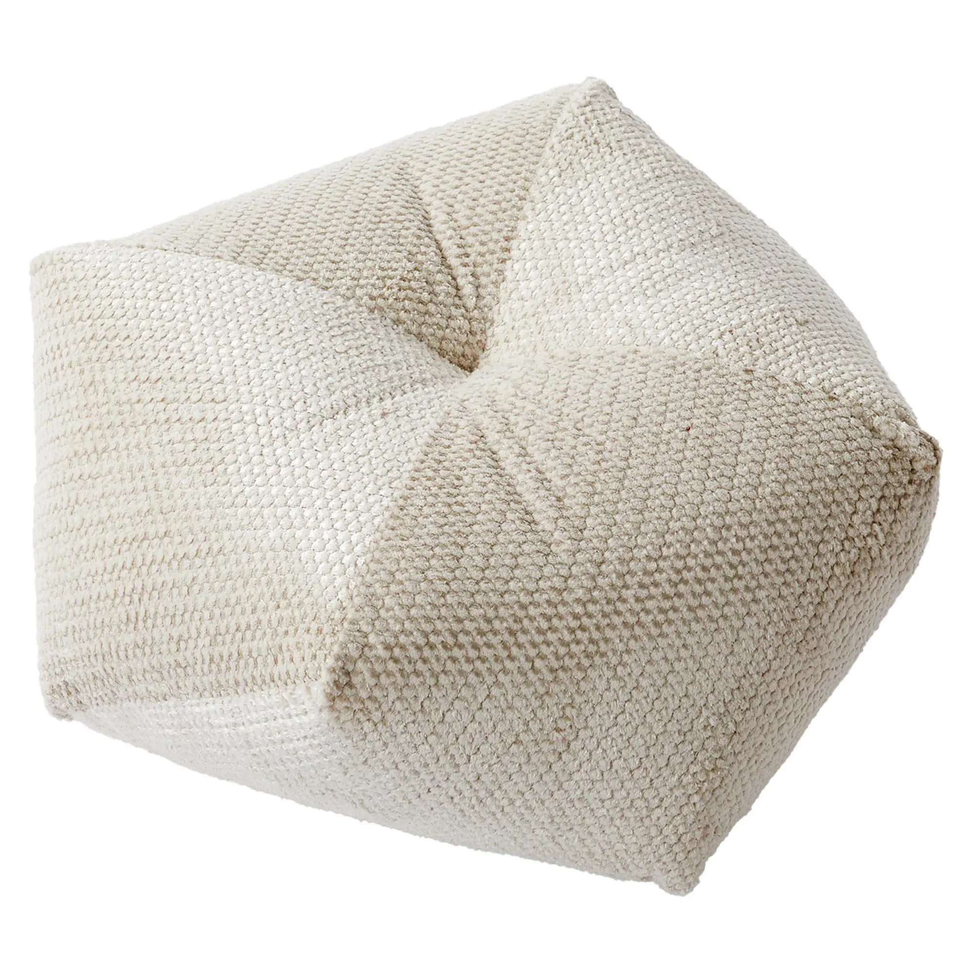 Sorra Home Indoor Cozy 25" Geo Pouf