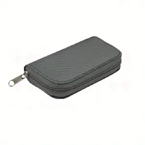 1pc Portable Memory Card Multifunctional Durable Storage Bag, Suitable For SD Card, CF Card Storage Protection Box, Including 18 SD Card Slots And 4 CF Card Slots