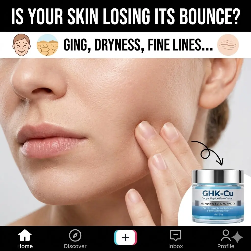 GHK-Cu Copper Peptide Daily Facial Moisturizer