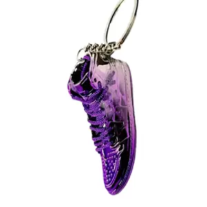 Mini Basketball Sneaker Keychain, Random Color Sports Shoe Key Ring Charm, Fashion Cool Bag Pendant Birthday Gift For Boys Basketball Fans,Mini Basketball Shoe Keychain, Fashion Sneaker Key Ring Charm, Sports Bag Pendant Gift For Men Teens Boys