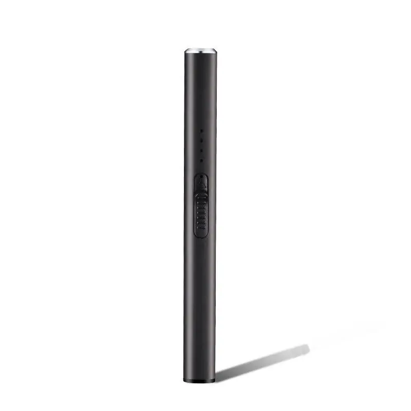 Intelligent Pulse Electronic Lighter - Portable Rechargeable Plastic Synthetic Torch, Windproof, No Oil No Gas, Dual Safety Switch, LED Display, Type-C Fast Charging, Compact for Camping (Home Supplies Lighter Accessory), Self Igniter Torch, Camping Gear