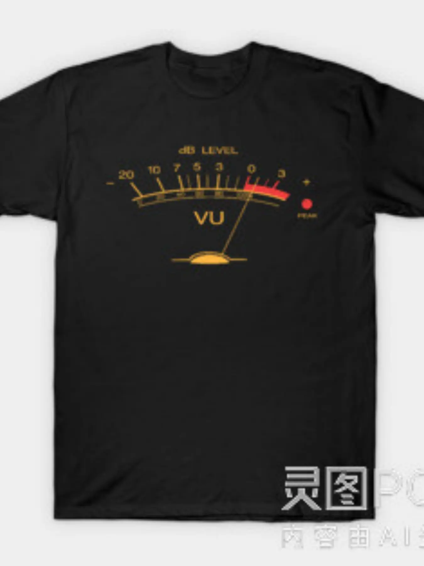 Volume VU Meter Vintage Audio Engineer Recording Studio Gear Head Musician Guitar Shirt T-ShirtSame style for men and women 2025 summer short-sleeved printed T-shirt pure 220G