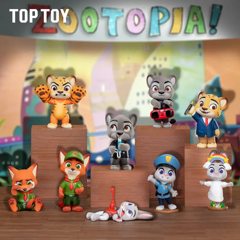 TOPTOY Zootopia Childhood Photo Studio Series Figure Blind Box - Mysterious Collectible Figures, Exquisite Desktop Ornaments, Ideal Gifts for Toy Collector Lifestyle Fans (Birthdays, Holidays), Back-to-School Gifts