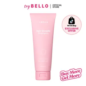 TryBello Hair Growth Shampoo – Natural Hair Thickening & Scalp Detox, Sulfate-Free, Vegan – Choose Your Pack Conditioner Haircare Aloe Hydrating