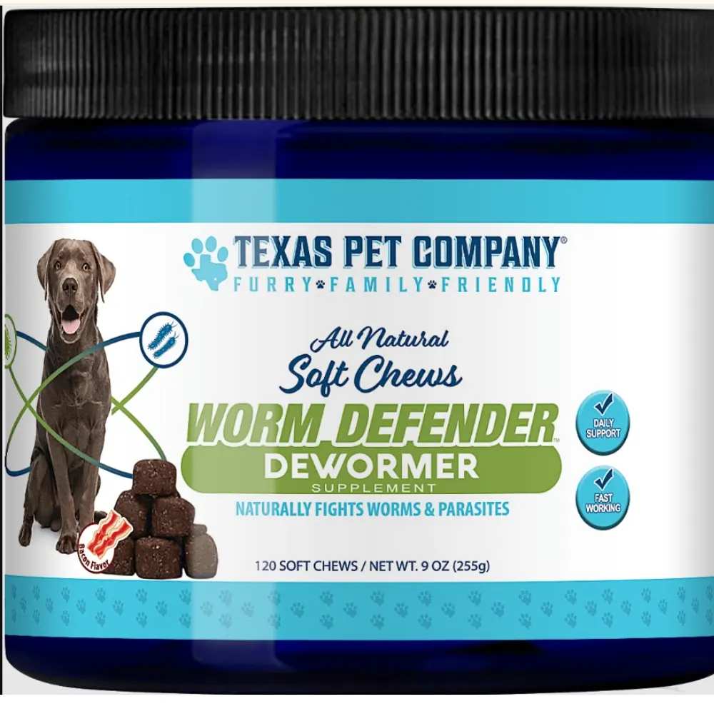 Worm Defender All Natural Dog Dewormer Soft Chews Worm Defender All Natural Dog Dewormer Soft Chews