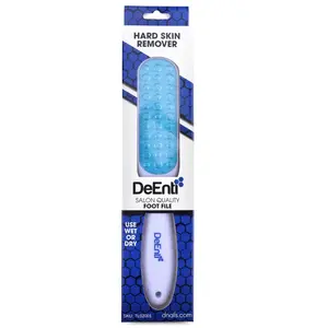 DeEnti Metal Foot File Professional Grade Stainless Steel Salon Quality Callus Remover Lightweight Foot Scrubber Home Pedicure Tools for Smooth Feet