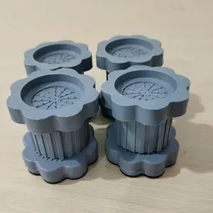 4pcs Anti-Slip Durable Washing Machine Feet Pads, Vibration Reduction Roller Mats, Fixed Base Anti-Shake Stabilizer Foot Pad, Washer Shock Absorber