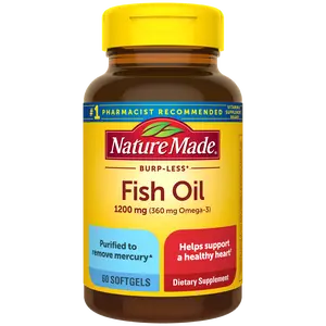 Burp-Less♦ Fish Oil 1200 mg Softgels